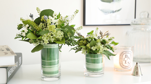 プリザーブドフラワー アレンジ インテリア グリーン 通販