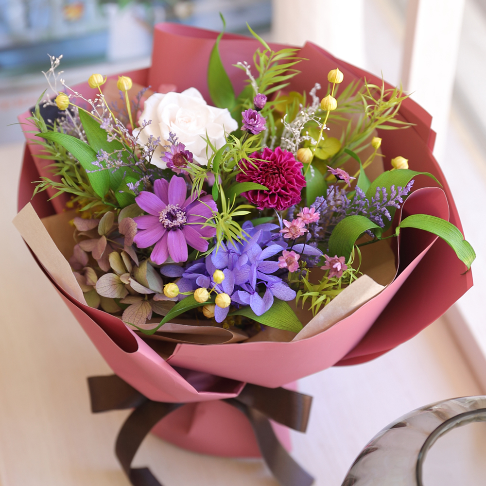 プリザーブドフラワー 9月 誕生日 フラワーギフト